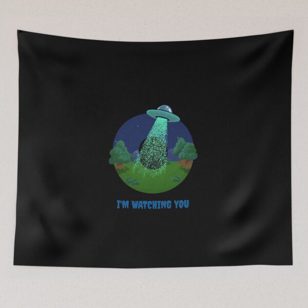 Item preview, UFO I'm watching you designed and sold by miminova.