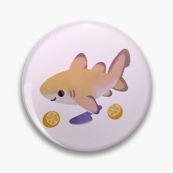 Shark day2 - name or bright bg version Pin