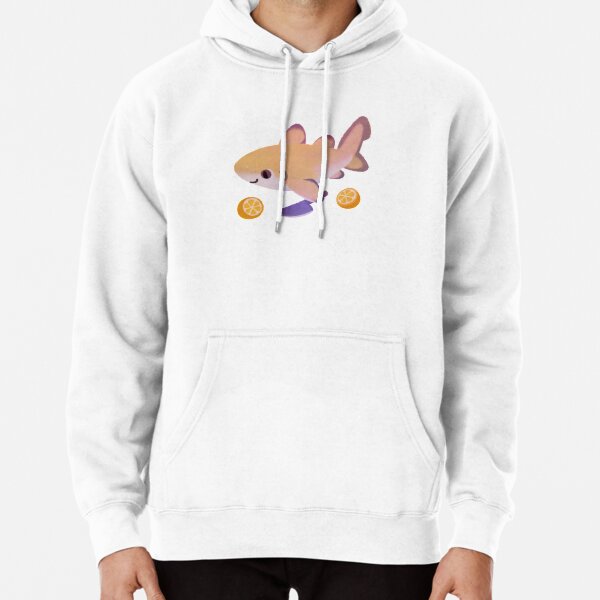 Shark day2 - name or bright bg version Pullover Hoodie