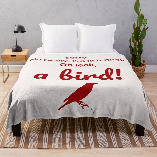 Item preview, Sorry. No really I’m listening. Oh look, a bird gift idea for birders designed and sold by JokeGysen.