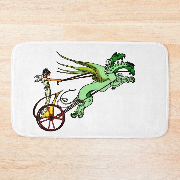 Item preview, The Medea's Chariot Drawn by Dragons designed and sold by PictureNZ.