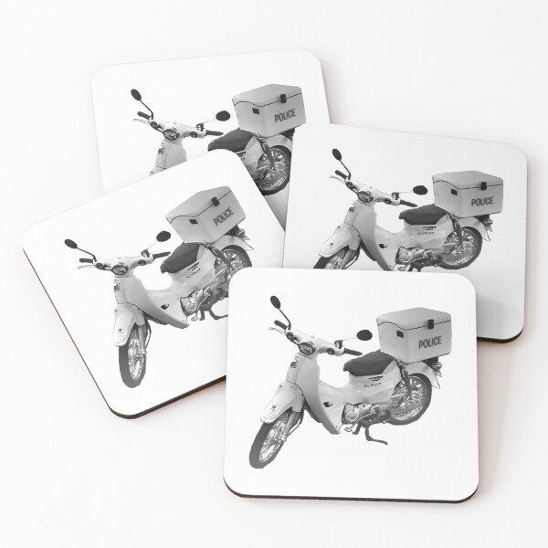 Item preview, Police Honda Super Cub 90 designed and sold by Kazenofab88.