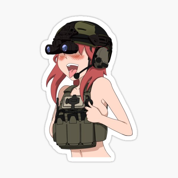 Ahegao Nods Sticker
