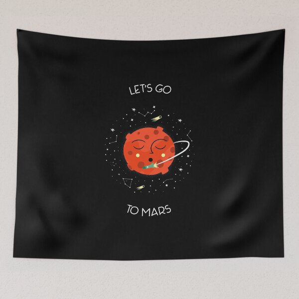 Item preview, Let's Go To Mars T-Shirt, Men's Women's All Sizes Classic T-Shirt designed and sold by GipsyAvenger.