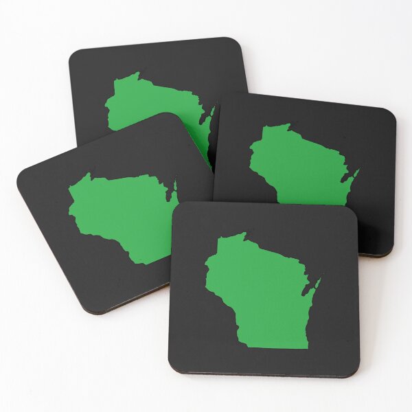 Item preview, Wisconsin in Vert designed and sold by Square Root of Squid.