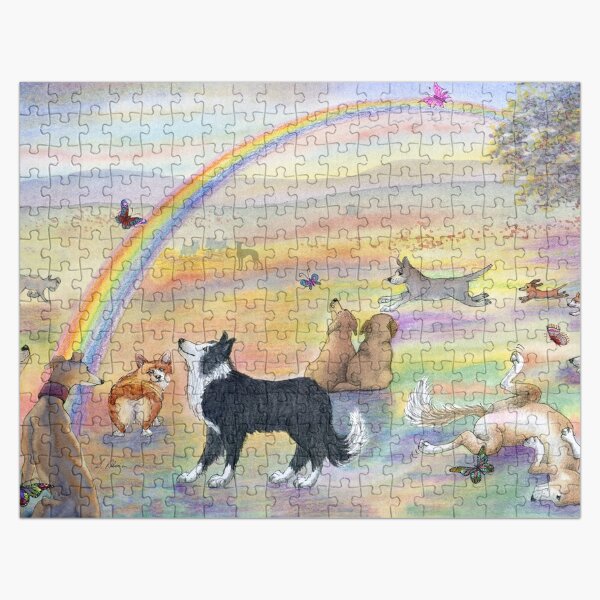 Colorful Welsh Corgi Dog Art - Sharon Cummings Jigsaw Puzzle