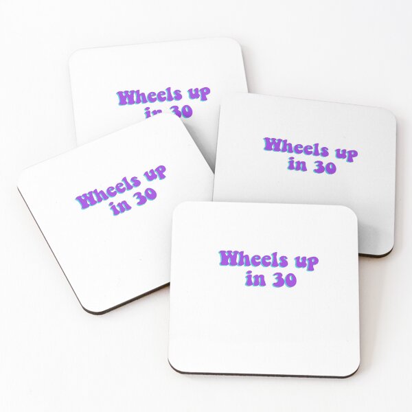Item preview, Wheels up in 30 designed and sold by Sol-Sticker.