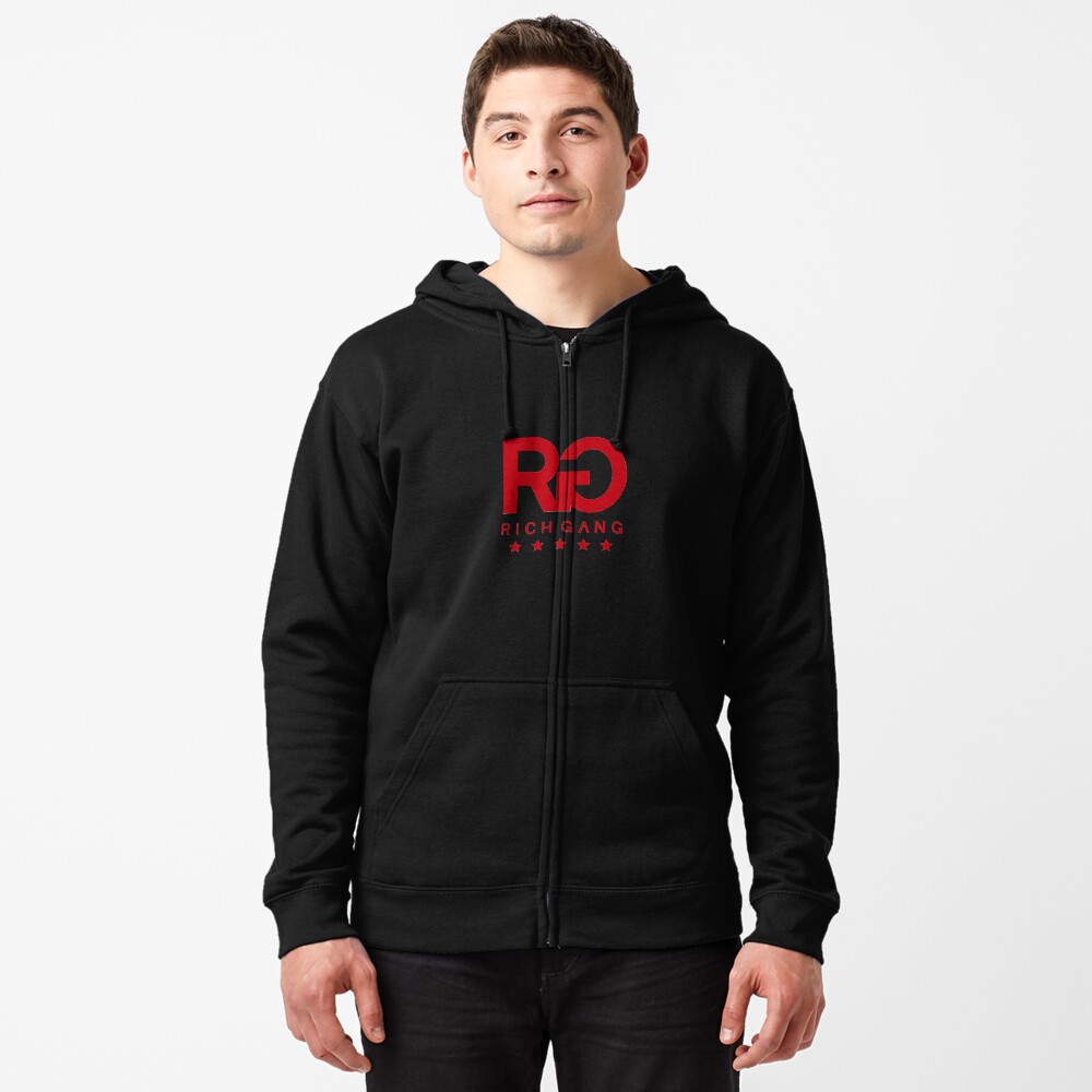 Rich Gang Logo Zipped Hoodie for Sale by grofith22 Redbubble