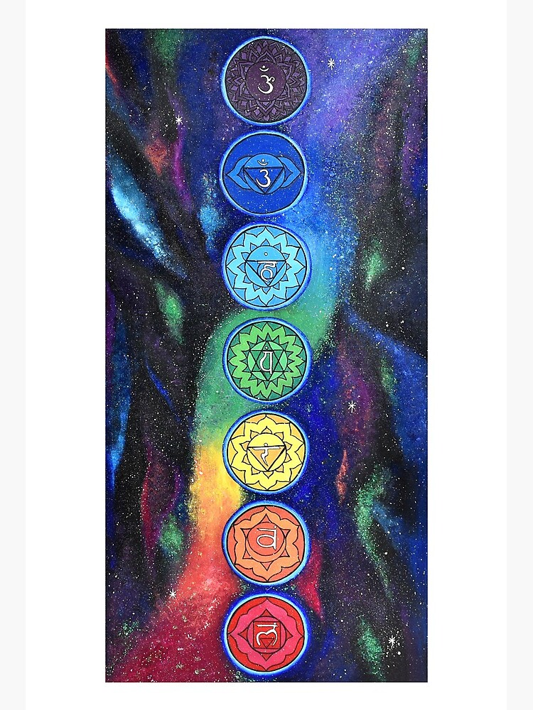 Multicolor Chakra Healing on sale Dot Art Mandala Artwork