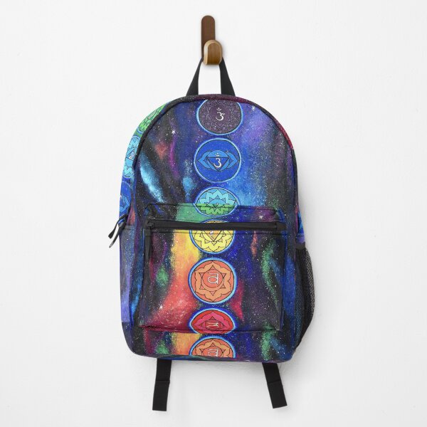 Item preview, Dancing Chakras - Rainbow Chakra Healing To The Universe designed and sold by Katie Kamakshi.