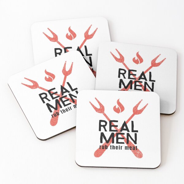Item preview, Real men rub their meat designed and sold by NerdySherds.