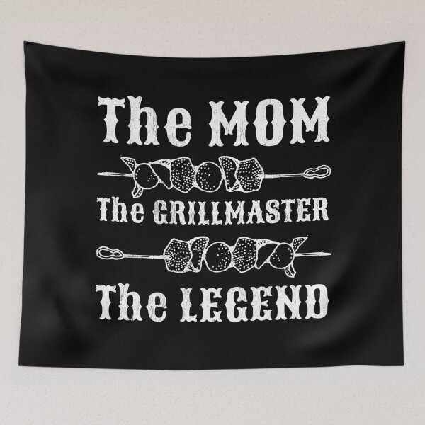 Item preview, The Mom, The Grillmaster, The Legend designed and sold by NerdySherds.