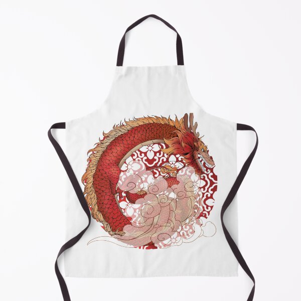 Item preview, Asian Dragon Chinese with Round Border designed and sold by Wangfu-tees.