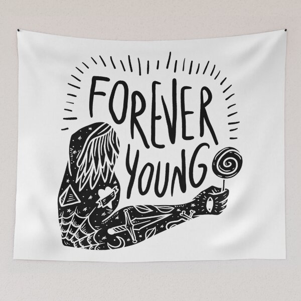Item preview, forever young designed and sold by LynksArts.