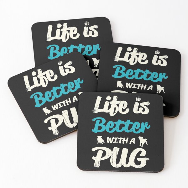 Item preview,  Life is better with a pug designed and sold by ShutterKapan.