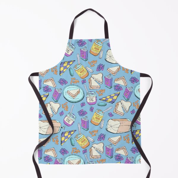 Item preview, Foodie Peanut Butter Grape Jelly Sandwich, PB&J, Brightly Colored, Comfort Food, Nostalgic, Kids Purple Light Blue designed and sold by KimMarshall.