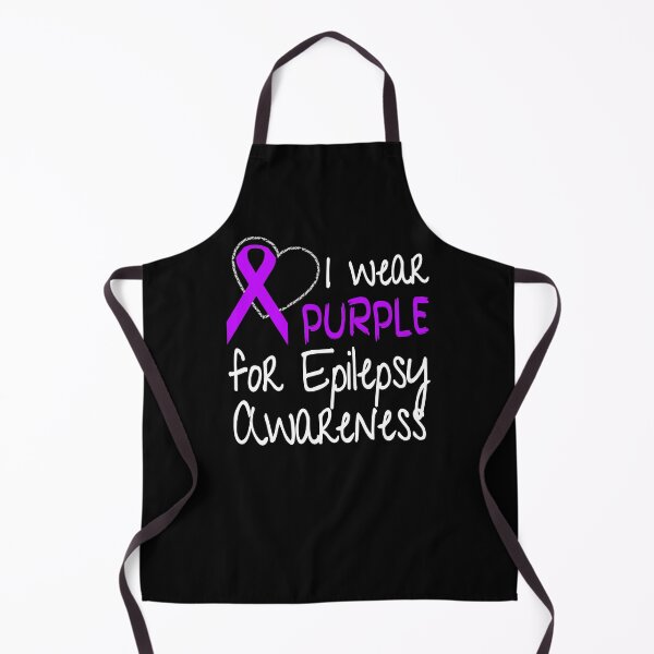 Item preview, I Wear Purple For Epilepsy Awareness Ribbon design designed and sold by nikkidawn74.