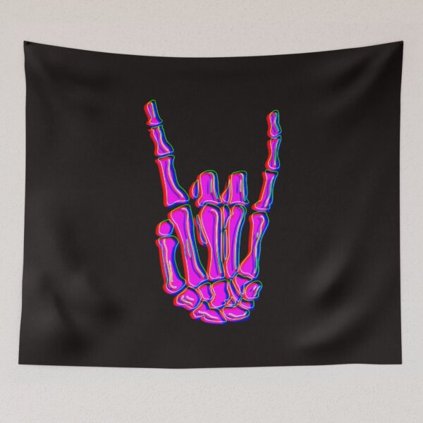 Item preview, 3D Skeleton Hand Pink Hand Horn designed and sold by Sabbaht.