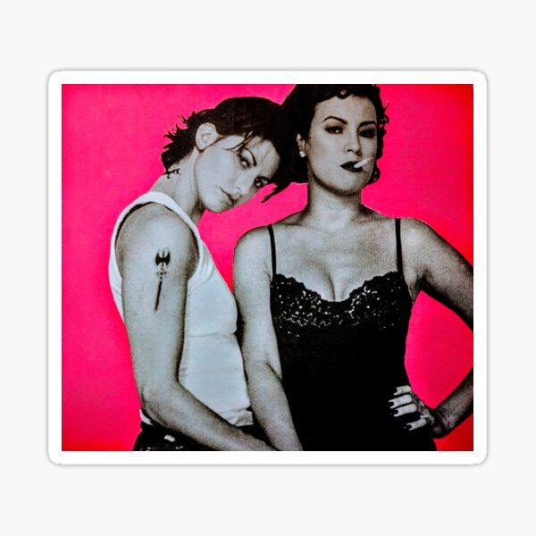 "BOUND Violet & Corky" Sticker for Sale by DETBAYS Redbubble