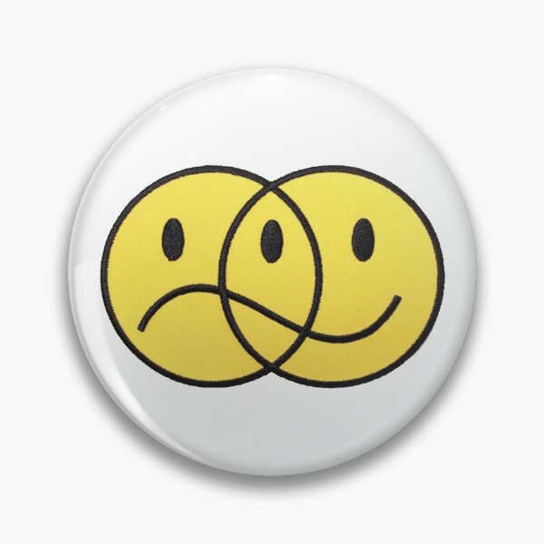 Item preview, Sad Happy Face Smiley Emoji designed and sold by ayeshaha2020.