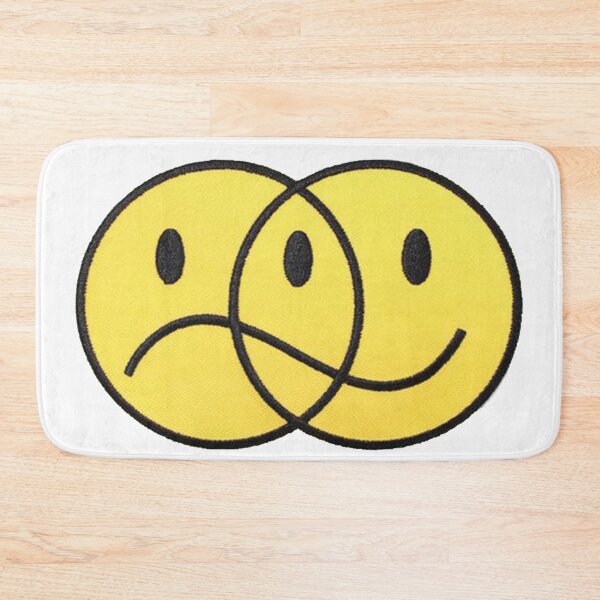 Item preview, Sad Happy Face Smiley Emoji designed and sold by ayeshaha2020.