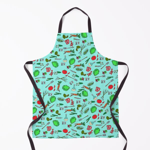 Item preview, Retro Gardener, Salad Lover, Healthy Eater, Food Illustration, Aqua, Nutrient Holistic Gardener designed and sold by KimMarshall.