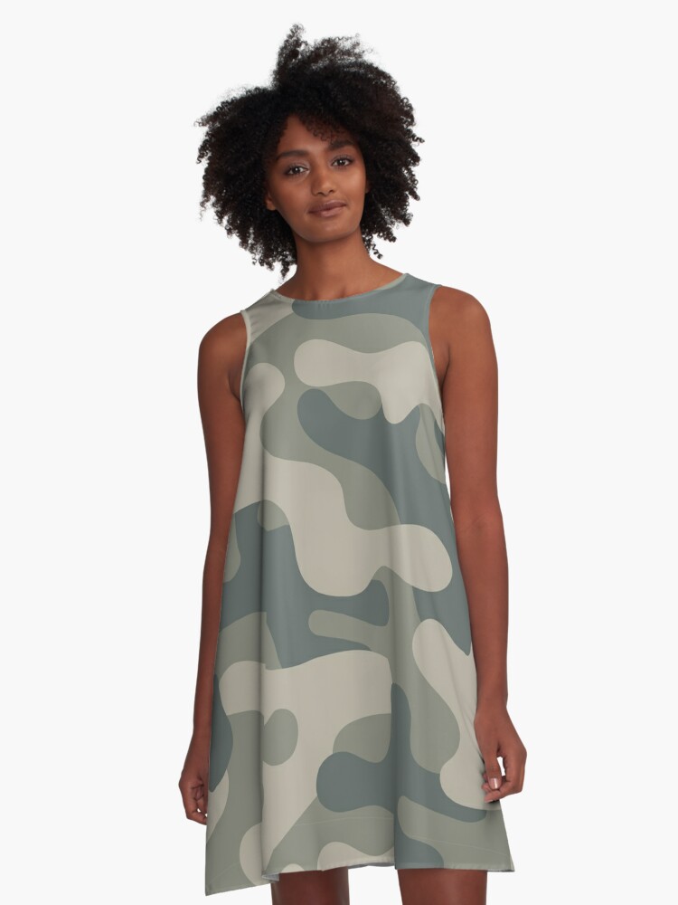 Green hotsell camo dress