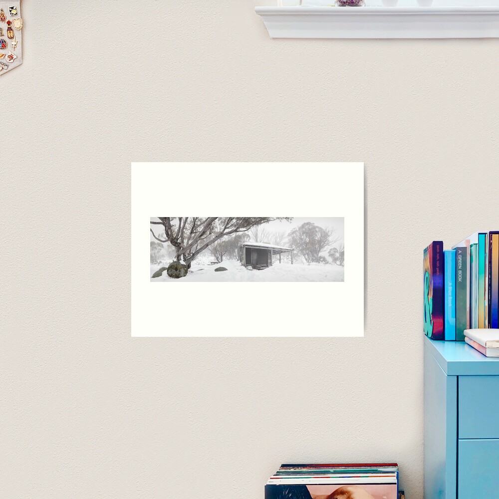 Pretty Valley Hut, Falls Creek, Victoria, Australia Art Print