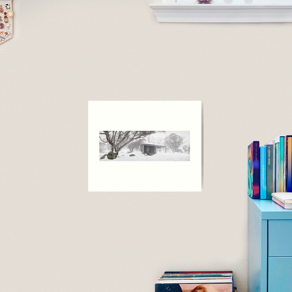 Pretty Valley Hut, Falls Creek, Victoria, Australia Art Print