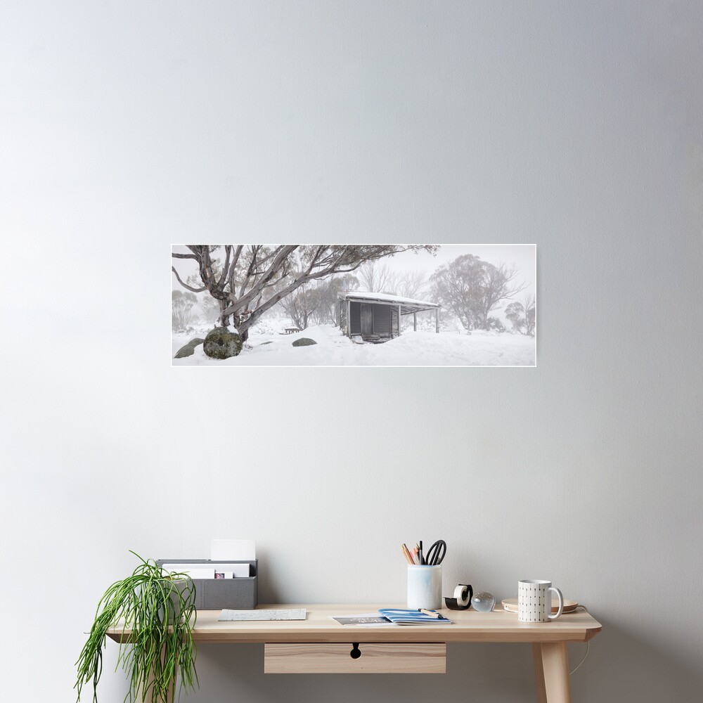 Pretty Valley Hut, Falls Creek, Victoria, Australia Poster