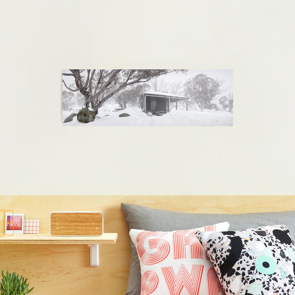 Pretty Valley Hut, Falls Creek, Victoria, Australia Photographic Print