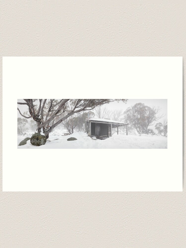 Alternate view of Pretty Valley Hut, Falls Creek, Victoria, Australia Art Print