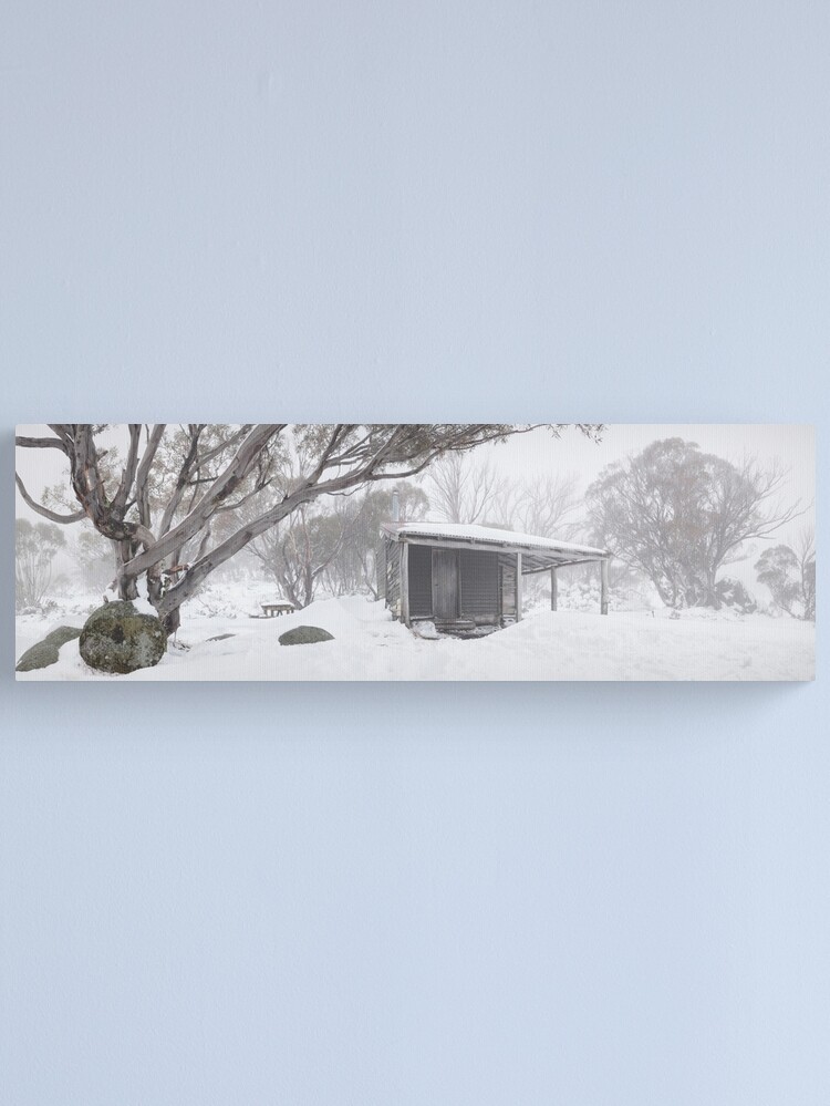 Alternate view of Pretty Valley Hut, Falls Creek, Victoria, Australia Canvas Print