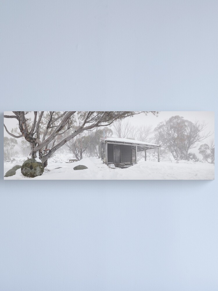 Alternate view of Pretty Valley Hut, Falls Creek, Victoria, Australia Canvas Print