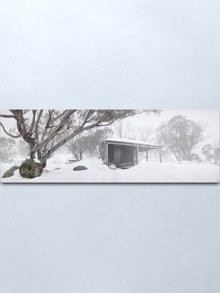 Alternate view of Pretty Valley Hut, Falls Creek, Victoria, Australia Metal Print