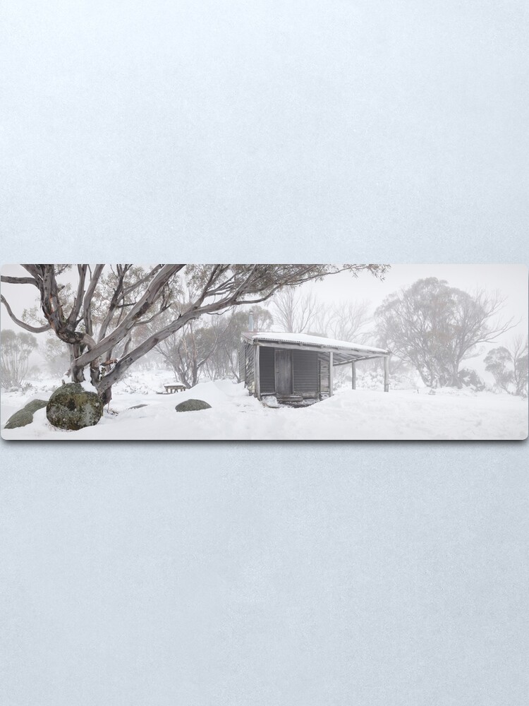 Alternate view of Pretty Valley Hut, Falls Creek, Victoria, Australia Metal Print