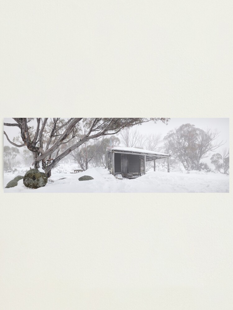 Alternate view of Pretty Valley Hut, Falls Creek, Victoria, Australia Photographic Print