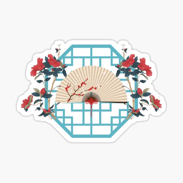temple china Sticker for Sale by Tribik