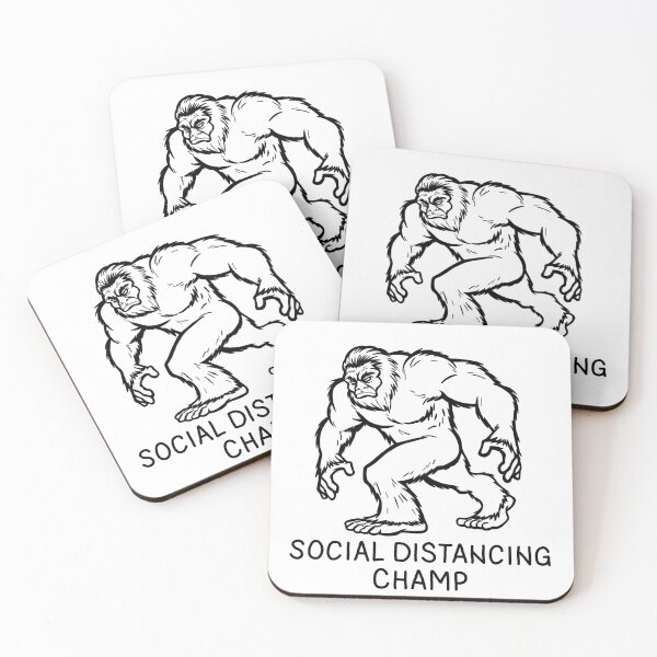 Item preview, Bigfoot Social Distancing World Champ designed and sold by ValentinaHramov.