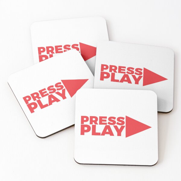 Item preview, Press play button Red designed and sold by LynksArts.