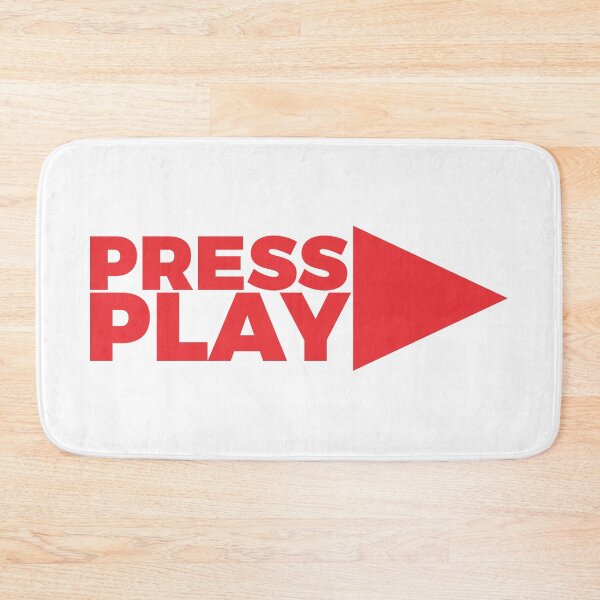 Item preview, Press play button Red designed and sold by LynksArts.