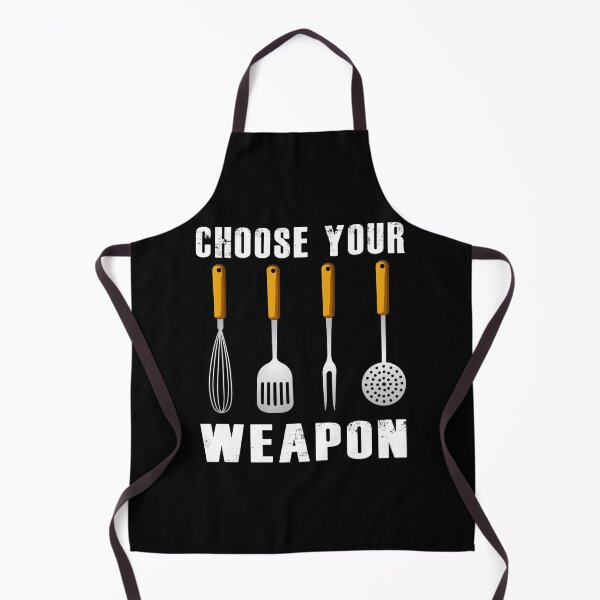 Item preview, Choose Your Weapon Cooking Design designed and sold by mistergoodiez.