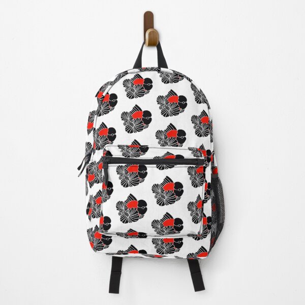 Item preview, Oranda Black and Red Fancy Tail Goldfish Logo 20 designed and sold by Nosnah.