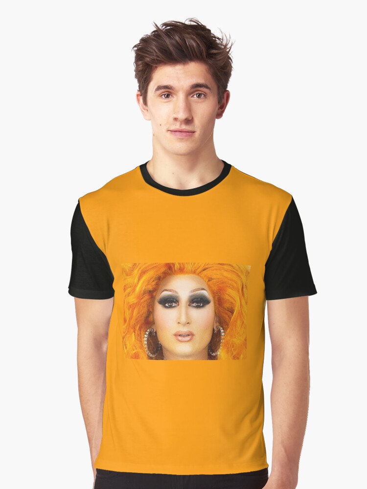 Thumbnail 1 of 5, Graphic T-Shirt, @misspradaclutch Orange designed and sold by sydneydragqueen.
