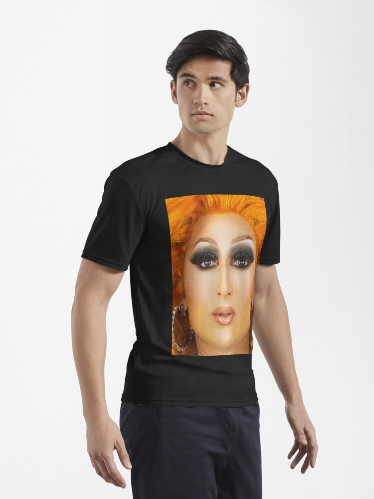 Thumbnail 3 of 7, Active T-Shirt, @misspradaclutch Orange designed and sold by sydneydragqueen.