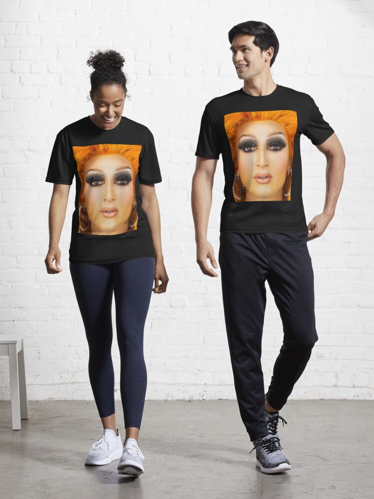 Thumbnail 1 of 7, Active T-Shirt, @misspradaclutch Orange designed and sold by sydneydragqueen.