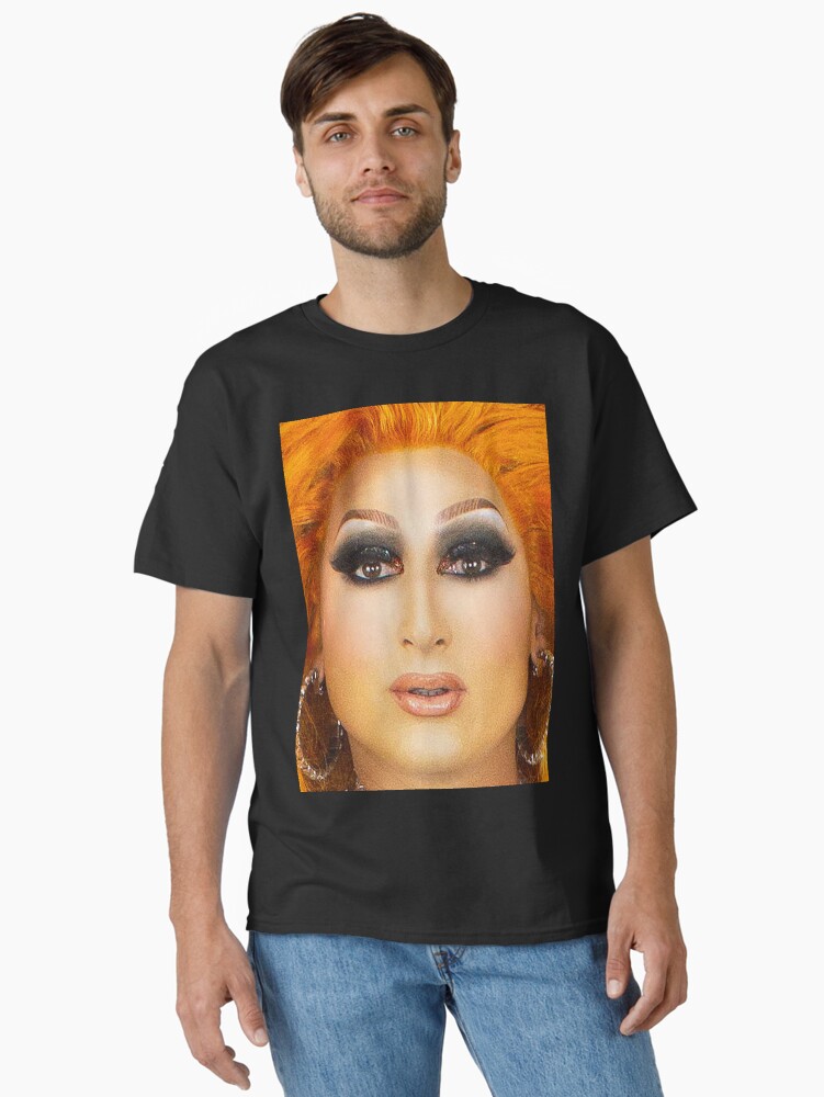 Thumbnail 1 of 7, Classic T-Shirt, @misspradaclutch Orange designed and sold by sydneydragqueen.