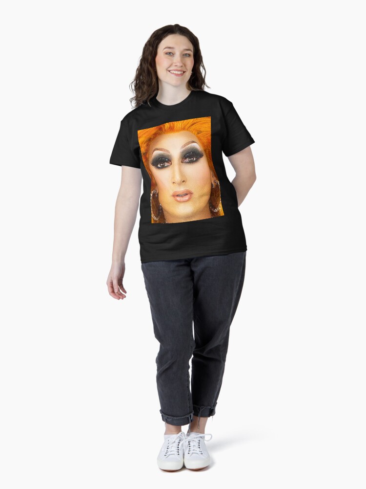 Thumbnail 4 of 7, Classic T-Shirt, @misspradaclutch Orange designed and sold by sydneydragqueen.