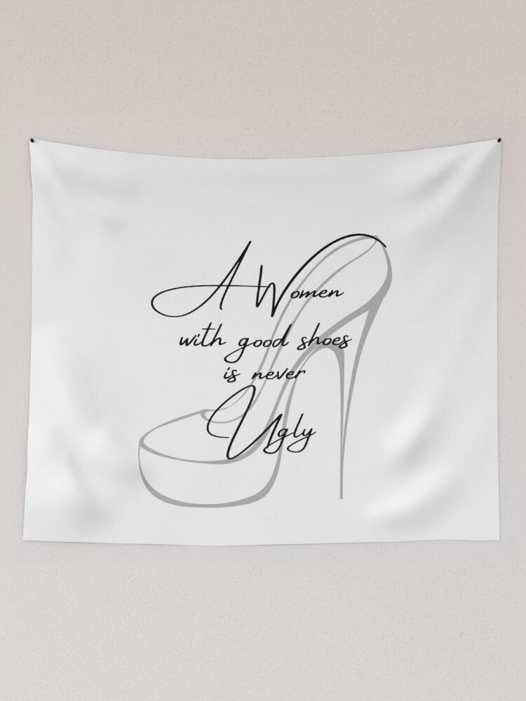 A Women With Good Shoes Is Never Ugly Coco Chanel Inspired | Greeting Card