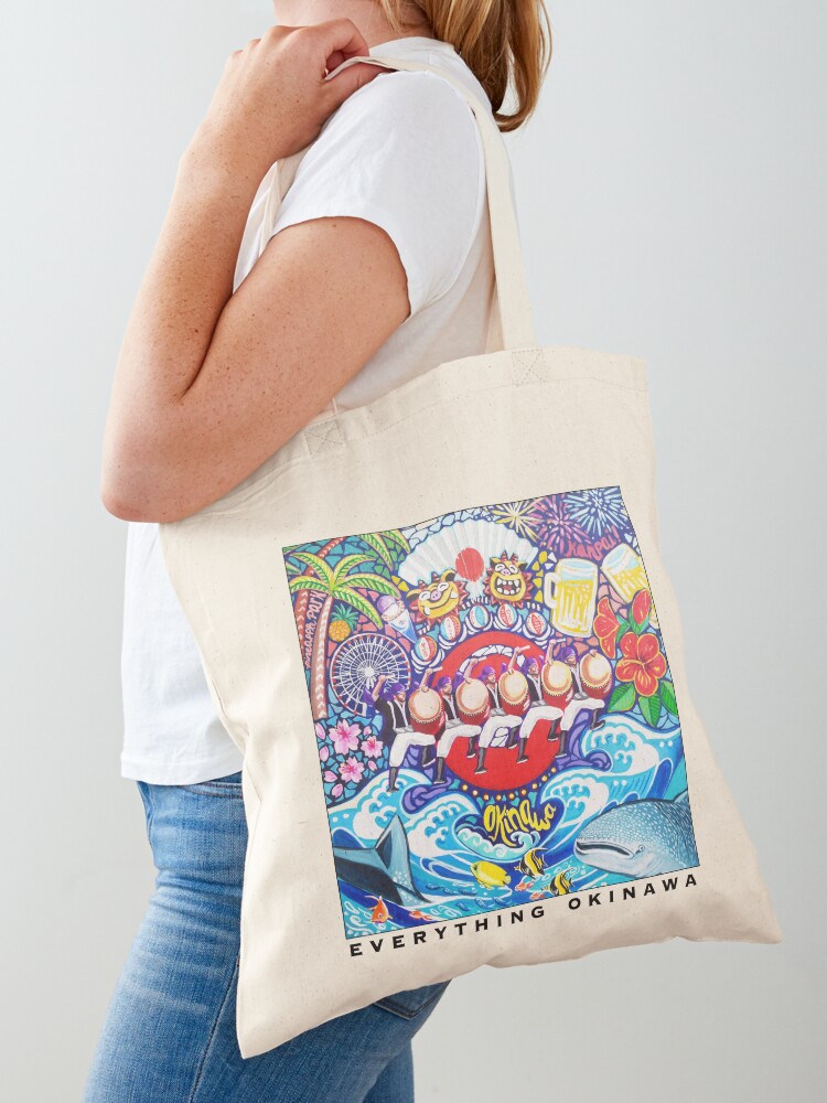 Everything Okinawa Art Tote Bag for Sale by Belampe